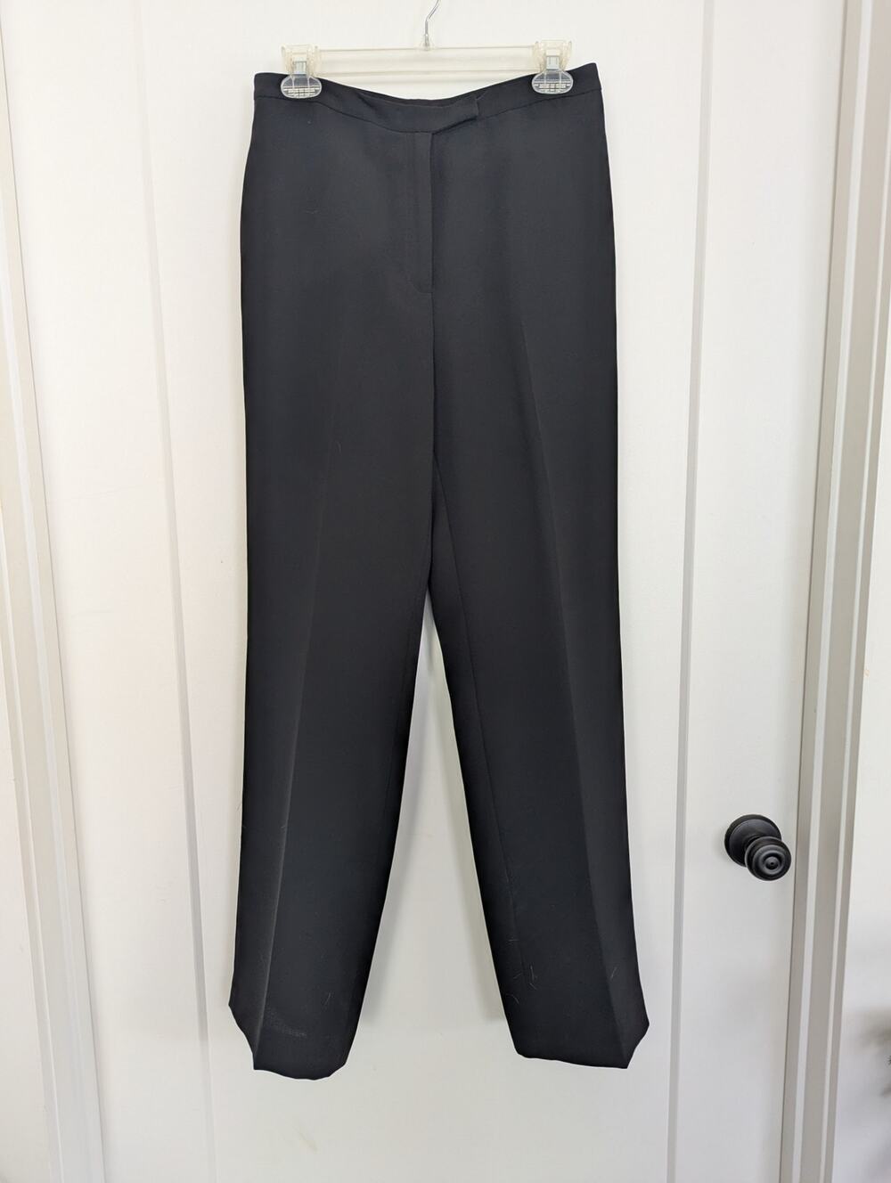 NWT Tahari Arthur S. Levine Dress Pants Sz 6 Black High Rise Trousers